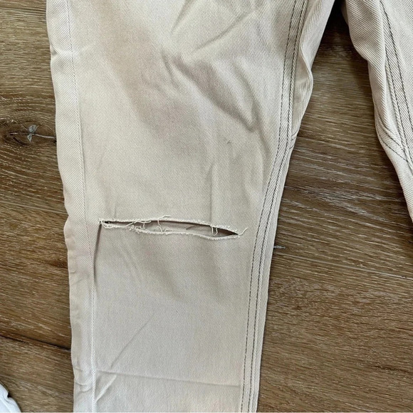 NWT Man x One Teaspoon Mr. Blues Light Stone Cut Off Button Fly Jeans Size 32L - Picture 5 of 10